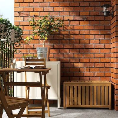 Aanpassing Houten Outdoor/Indoor Storage Bench Groot Storage Deck Box Tuin Schuur
