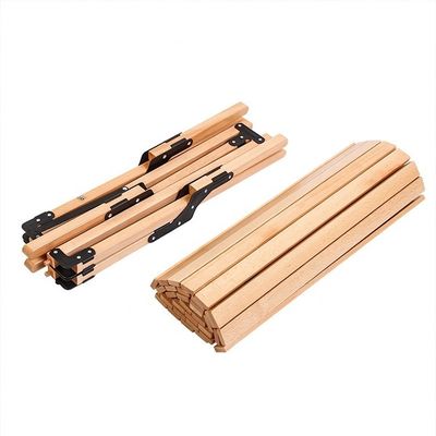 Outdoor massief hout ei roll picnic eettafel voor gemakkelijke montage en reiniging