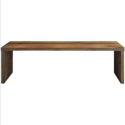 Moderne ontwerp computer bureau en conferentietafel van massief hout voor samenwerkingsverband