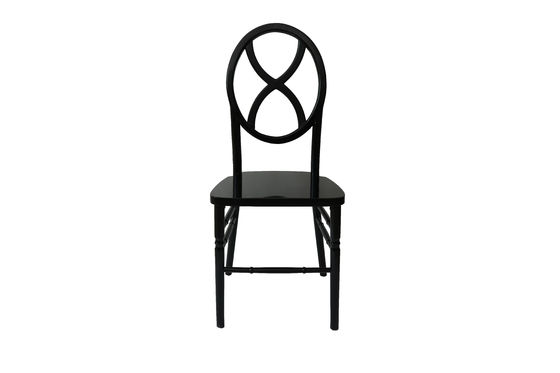NO Gevouwen massief hout materiaal Stapelbare banketstoelen voor hotelmeubilair Ronde rug Chiavari Design