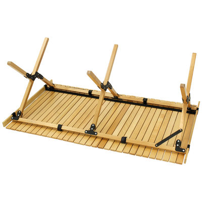 Competitieve cake roll opvouwbare houten tafels draagbare buitenvrije tijd tafel houten meubels algemeen voor luxe moderne stijl