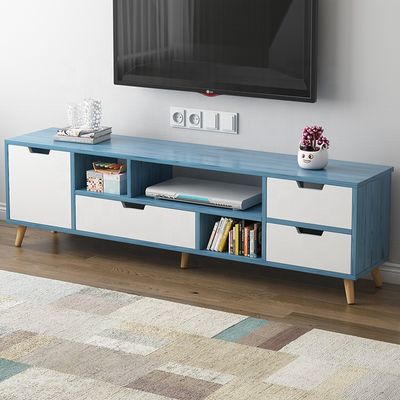 Gepersonaliseerde kleuren woonkamermeubilair Professionele houten tv-stand/kas voor huizen in moderne stijl
