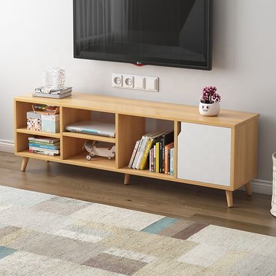 Gepersonaliseerde kleuren woonkamermeubilair Professionele houten tv-stand/kas voor huizen in moderne stijl