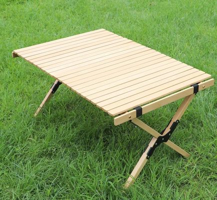 Competitieve cake roll opvouwbare houten tafels draagbare buitenvrije tijd tafel houten meubels algemeen voor luxe moderne stijl