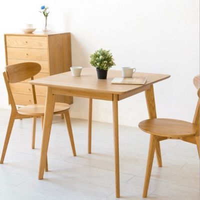Nieuwste op maat gemaakte uitstekende werkwijze Eettafel van massief hout 120*60*75 cm rechthoekig