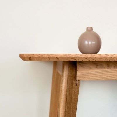 Nieuwste op maat gemaakte uitstekende werkwijze Eettafel van massief hout 120*60*75 cm rechthoekig