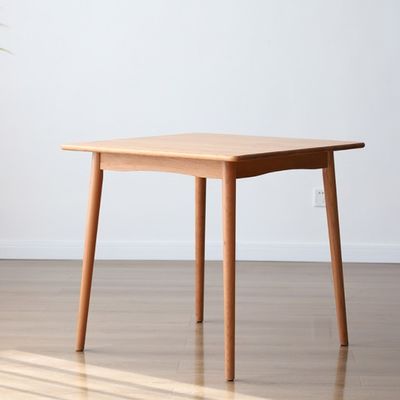 Nieuwste op maat gemaakte uitstekende werkwijze Eettafel van massief hout 120*60*75 cm rechthoekig