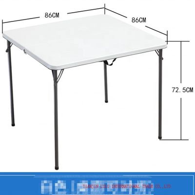 Postverpakking Y Keuken Tuin Buiten Witte kunststof opvouwbare tafels en stoelen voor onkruidplanten