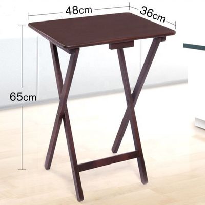 Folding tafel van massief hout Draagbaar en licht voor gemakkelijk vervoer