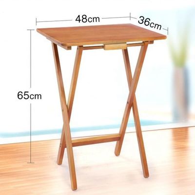 Folding tafel van massief hout Draagbaar en licht voor gemakkelijk vervoer