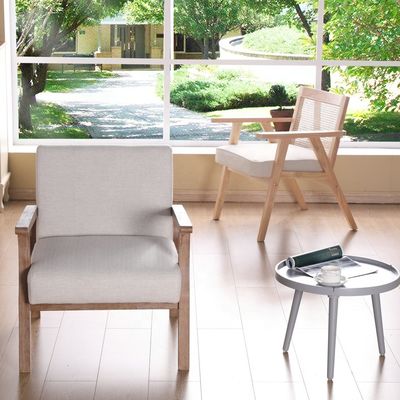 Solid Wood Leg Leisure Chair voor nieuwste op maat gemaakte uitstekende vakmanschap Woonkamer Arm Chair