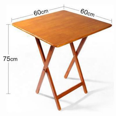 Folding tafel van massief hout Draagbaar en licht voor gemakkelijk vervoer