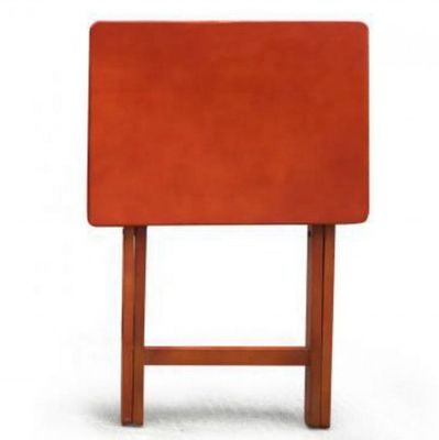 Folding tafel van massief hout Draagbaar en licht voor gemakkelijk vervoer