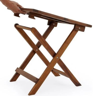 Picnic Massivhouten raam vouwbaar tuin tafel voor buiten koffie thee drankjes en zijkant terras