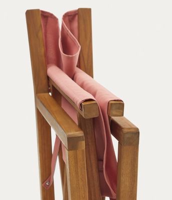 Postverpakking Nordic Modern Outdoor Chair met massief hout en opvouwbaar ontwerp