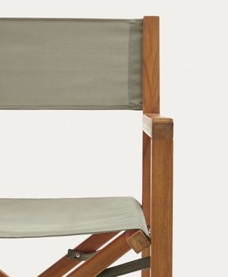 Postverpakking Nordic Modern Outdoor Chair met massief hout en opvouwbaar ontwerp