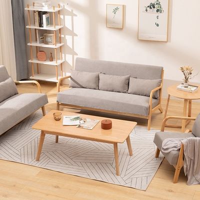Woonkamermeubilair nieuwste op maat gemaakte uitstekende vakmanschap sectioneel sofa met houten been houten been woonkamer sofa set