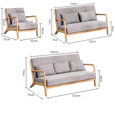 Woonkamermeubilair nieuwste op maat gemaakte uitstekende vakmanschap sectioneel sofa met houten been houten been woonkamer sofa set