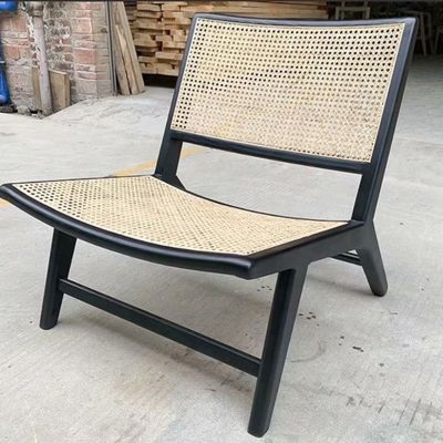 Algemene Rattan Leisure Lounge Chair Bruine kleur Rattan slaapkamermeubilair Lounge Modern ontwerp voor ontspanning in de buitenlucht