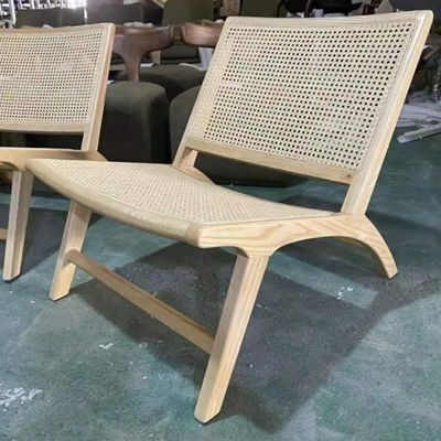 Algemene Rattan Leisure Lounge Chair Bruine kleur Rattan slaapkamermeubilair Lounge Modern ontwerp voor ontspanning in de buitenlucht