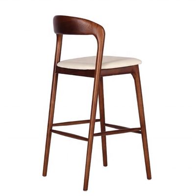 Commerciële meubels Hoog stoel barkruk voor moderne hotels en restaurants Hout barkruk meubels