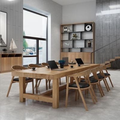 Eetkamermeubilair Nordic Art Massivhout Eettafel/Restauranttafel met modern design