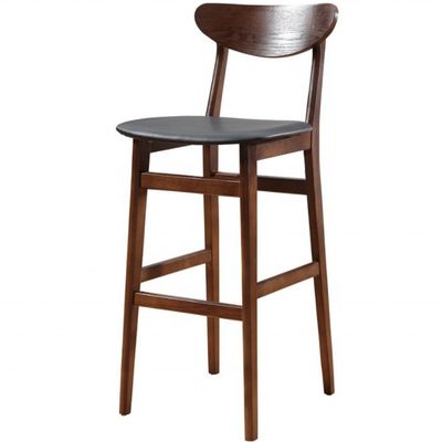 Hoge barstoel met PU-leerstoel voor ontspanningsvoorzieningen Gewichtslimiet 250 kg voor ontspanningsvoorzieningen