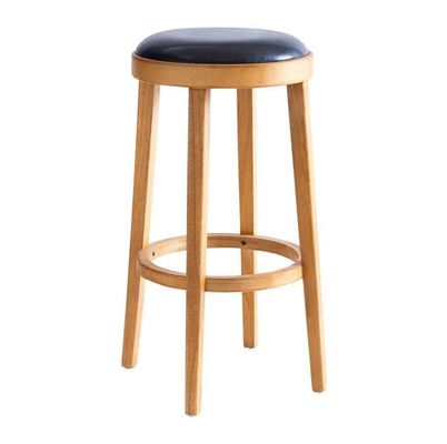Specifieke barstoel nieuwste ontwerp Hout Moderne gepoleerde ronde hoge stoelen voor klassiek design