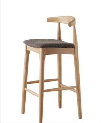 Hoogste rug Barstoelen van massief hout voor huishoudelijk meubilair Comfortabel en stijlvol