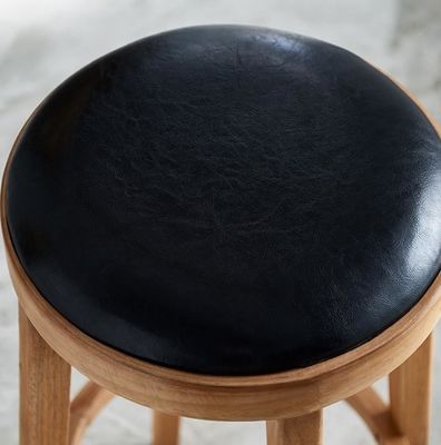 Specifieke barstoel nieuwste ontwerp Hout Moderne gepoleerde ronde hoge stoelen voor klassiek design