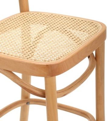Commercieel meubilair Houten toonbank met natuurlijk frame en GEEN opgevouwen ontwerp