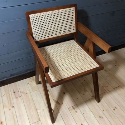 OEM-service geaccepteerd Modern Design Solid Wood Rattan Chair