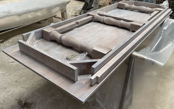 Modern ontwerp Walnut Slab Keuken Restaurant Eetkamer Houten stoel en evenementen tafel voor kantoorgebouw Flexibiliteit