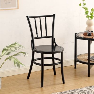 Specifieke barstoel Rattan Eetstoel Barmeubelen Massivhouten stoel voor eetkamer