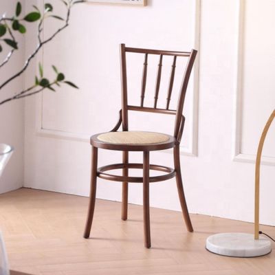 Specifieke barstoel Rattan Eetstoel Barmeubelen Massivhouten stoel voor eetkamer