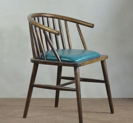 Moderne houten gepolsterde eetstoel De perfecte combinatie van stijl en comfort