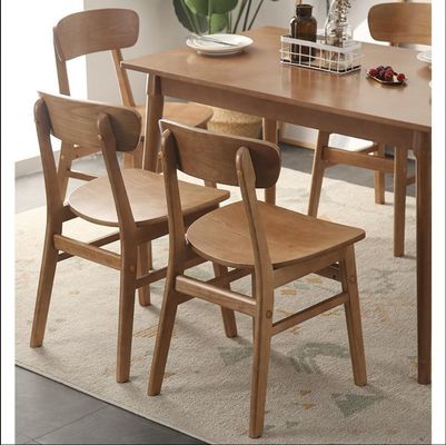 Klassieke eetkamermeubilair collectie stoelen van massief hout rubber stoelen eetkamer stoelen met modern design