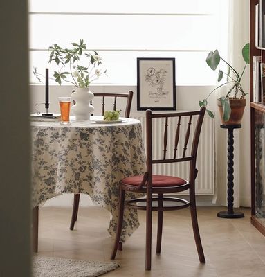 Eetkamermeubilair Massivhouten fluweel Klassiek houten luxe gebruikte antieke moderne stoelen voor bruiloften en speciale evenementen