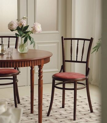 Eetkamermeubilair Massivhouten fluweel Klassiek houten luxe gebruikte antieke moderne stoelen voor bruiloften en speciale evenementen