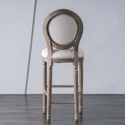 Aanpasbare stoelhoogte Houten hoge bar stoel voor barmeubelen W49.5*D49*H99.5CM