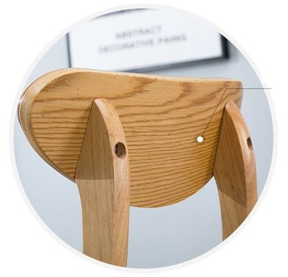 OEM-service geaccepteerd natuurlijke massief hout barkruk voor stoelmeubelen en kussens