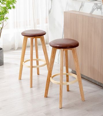 Bedrijfsmeubelen Modern Design Massivhout Barstool Hoogste stoel voor bar
