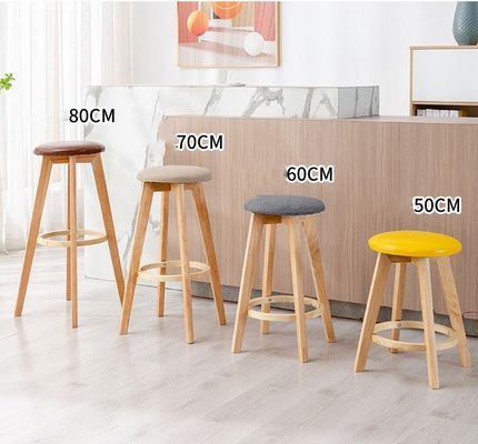 Bedrijfsmeubelen Modern Design Massivhout Barstool Hoogste stoel voor bar