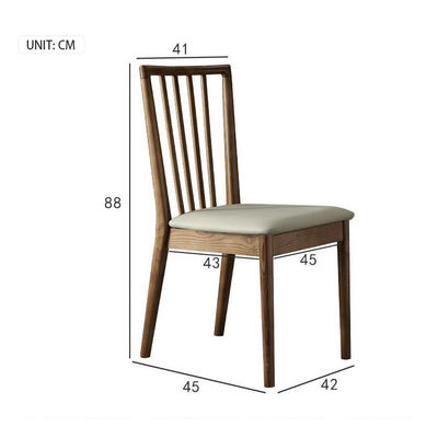 Contemporary Design Hoog ruggestoffeerde eetstoel van ashout voor restaurant en hotel