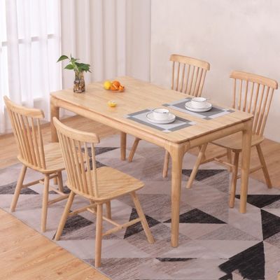 LL-A02 Noorse moderne stijl massief houten eettafel binnen