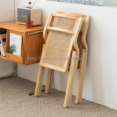 Houten rottang vouwwoning Eetkamer Stoelen Moderne design stijl voor eetkamer meubels en massief houten constructie