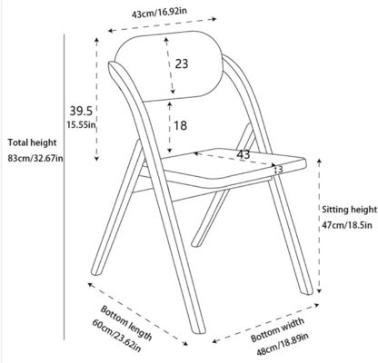 Stijlvolle Morden Eetkamer Fruniture Houten stoel met duurzame rattan stoel en rugleuning