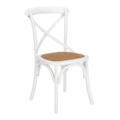 Hotelevenementen Meubelen Stapelbare houten X-rugstoelen voor restaurant eten in hout