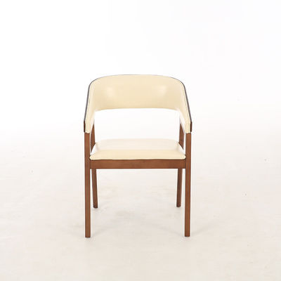 Nordic Solid Wood Design Presidentstoel Zwart Lederen Meubelen Opmerking fauteuil Stoel Voor Restaurant Garantie Eén Jaar