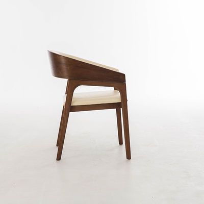 Nordic Solid Wood Design Presidentstoel Zwart Lederen Meubelen Opmerking fauteuil Stoel Voor Restaurant Garantie Eén Jaar